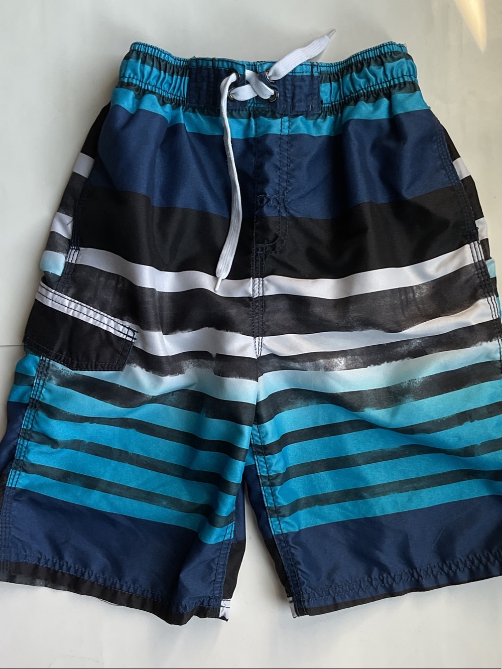 Striped Boys' Swim Trunks